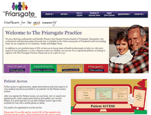Tablet Screenshot of friarsgatepractice.co.uk